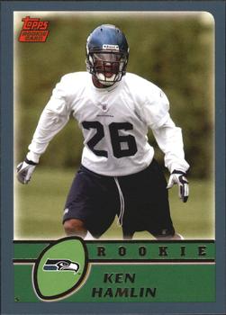 #330 Ken Hamlin - Seattle Seahawks - 2003 Topps Football