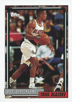 #330 Rod Strickland - Portland Trail Blazers - 1992-93 Topps Basketball