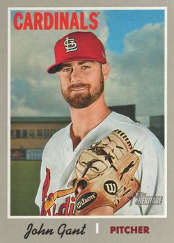 #330 John Gant - St. Louis Cardinals - 2019 Topps Heritage Baseball