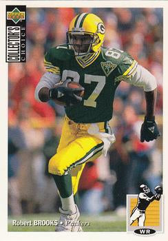 #330 Robert Brooks - Green Bay Packers - 1994 Collector's Choice Football