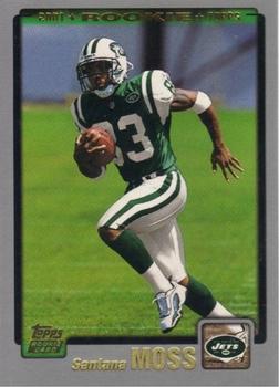 #330 Santana Moss - New York Jets - 2001 Topps Football