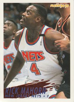 #330 Rick Mahorn - New Jersey Nets - 1994-95 Fleer Basketball