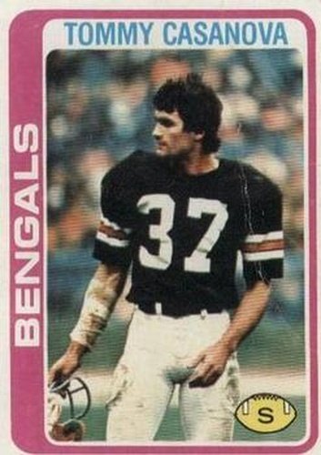 #330 Tommy Casanova - Cincinnati Bengals - 1978 Topps Football