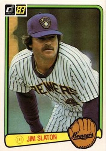 #330a Jim Slaton - Milwaukee Brewers - 1983 Donruss Baseball