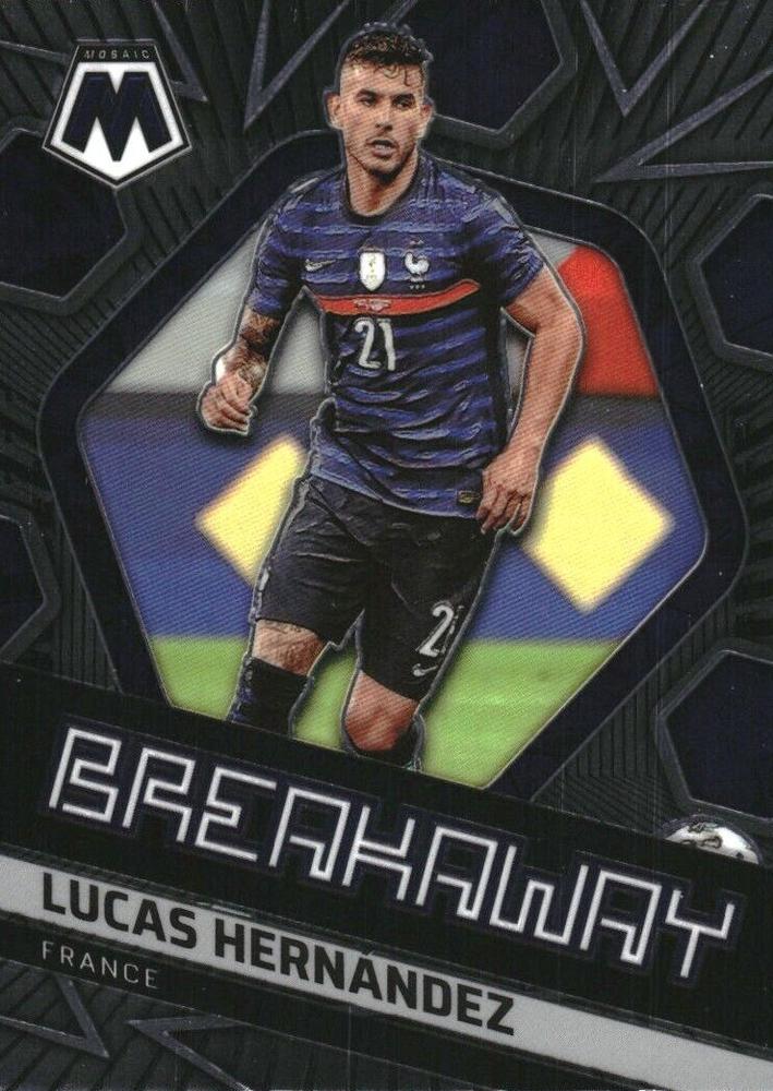#19 Lucas Hernandez - France - 2021-22 Panini Mosaic Road to FIFA World Cup - Breakaway Soccer