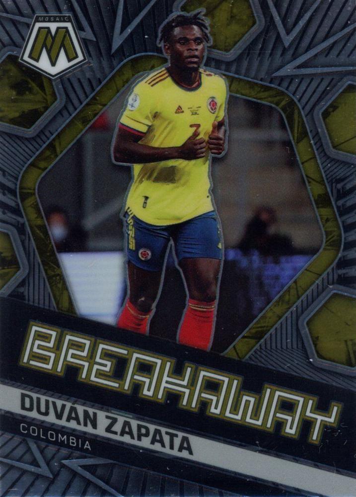 #26 Duvan Zapata - Colombia - 2021-22 Panini Mosaic Road to FIFA World Cup - Breakaway Soccer