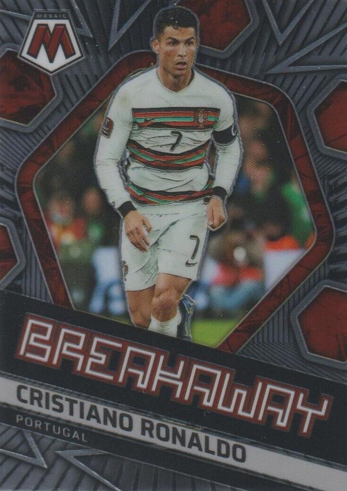 #28 Cristiano Ronaldo - Portugal - 2021-22 Panini Mosaic Road to FIFA World Cup - Breakaway Soccer