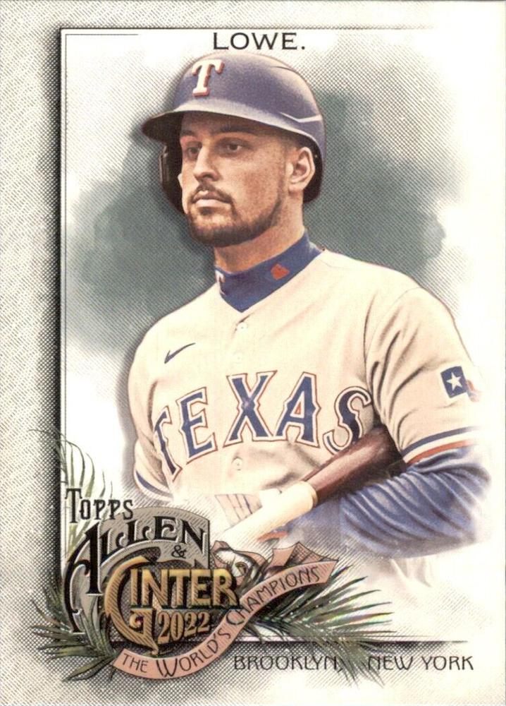#331 Nathaniel Lowe - Texas Rangers - 2022 Topps Allen & Ginter Baseball