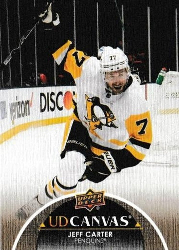 #C331 Jeff Carter - Pittsburgh Penguins - 2021-22 Upper Deck - UD Canvas Hockey