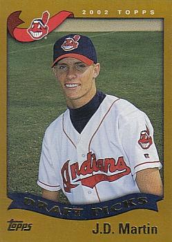 #331 J.D. Martin - Cleveland Indians - 2002 Topps Baseball