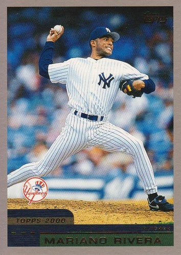 #331 Mariano Rivera - New York Yankees - 2000 Topps Baseball