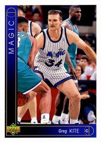 #331 Greg Kite - Orlando Magic - 1993-94 Upper Deck Basketball