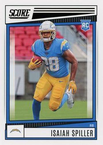 #331 Isaiah Spiller - Los Angeles Chargers - 2022 Score Football