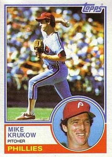 #331 Mike Krukow - Philadelphia Phillies - 1983 Topps Baseball