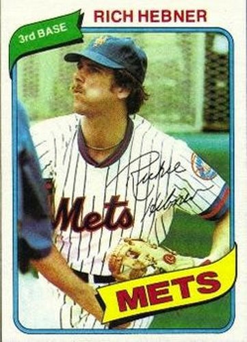 #331 Rich Hebner - New York Mets - 1980 Topps Baseball