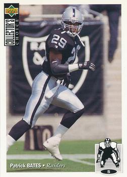 #331 Patrick Bates - Los Angeles Raiders - 1994 Collector's Choice Football