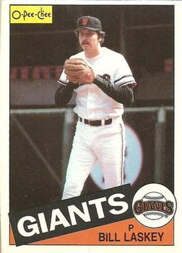 #331 Bill Laskey - San Francisco Giants - 1985 O-Pee-Chee Baseball