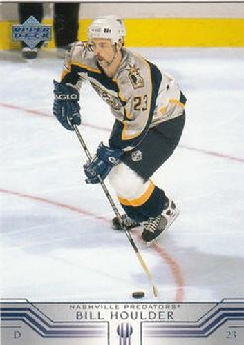 #331 Bill Houlder - Nashville Predators - 2001-02 Upper Deck Hockey