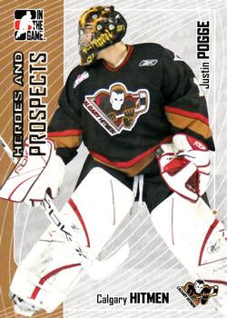 #331 Justin Pogge - Calgary Hitmen - 2005-06 In The Game Heroes and Prospects Hockey