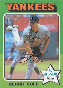 #331b Gerrit Cole - New York Yankees - 2024 Topps Heritage Baseball