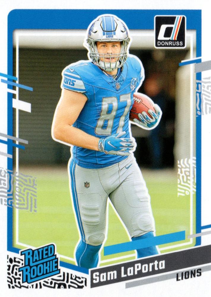 #332 Sam LaPorta - Detroit Lions - 2023 Donruss Football
