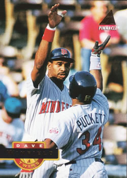 #332 Dave Winfield - Minnesota Twins - 1994 Pinnacle Baseball