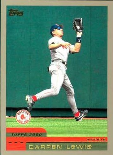#332 Darren Lewis - Boston Red Sox - 2000 Topps Baseball