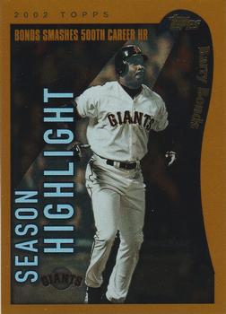 #332 Barry Bonds - San Francisco Giants - 2002 Topps Baseball