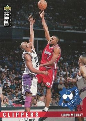 #332 Lamond Murray - Los Angeles Clippers - 1995-96 Collector's Choice Basketball