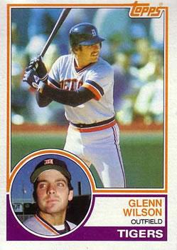 #332 Glenn Wilson - Detroit Tigers - 1983 Topps Baseball