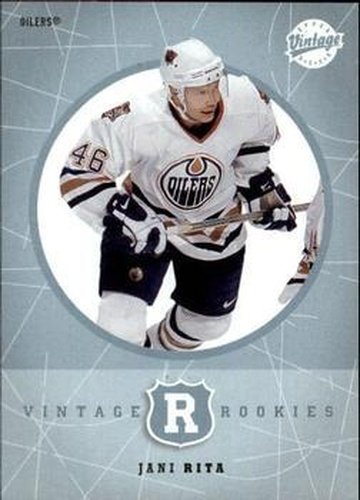 #332 Jani Rita - Edmonton Oilers - 2002-03 Upper Deck Vintage Hockey