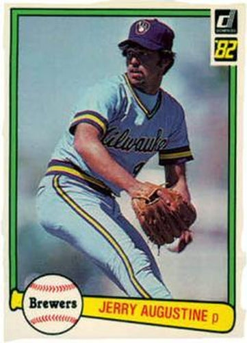 #332 Jerry Augustine - Milwaukee Brewers - 1982 Donruss Baseball