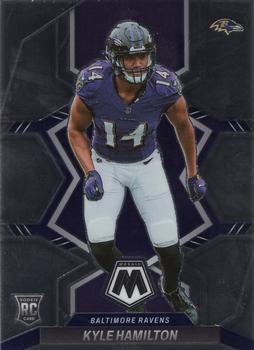 #332 Kyle Hamilton - Baltimore Ravens - 2022 Panini Mosaic Football