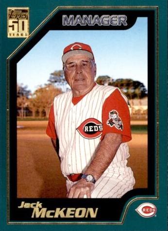 #332 Jack McKeon - Cincinnati Reds - 2001 Topps Baseball