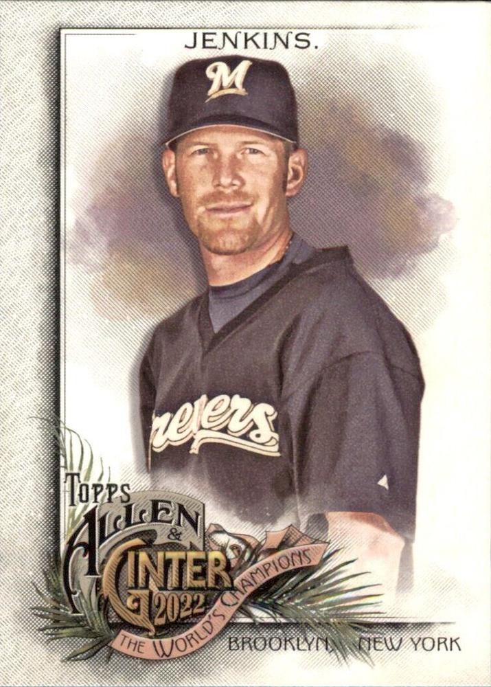 #332 Geoff Jenkins - Milwaukee Brewers - 2022 Topps Allen & Ginter Baseball