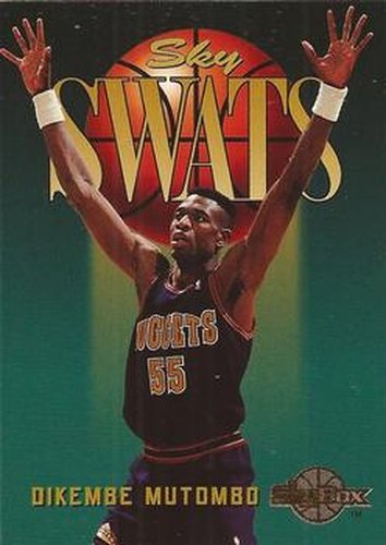 #332 Dikembe Mutombo - Denver Nuggets - 1994-95 SkyBox Premium Basketball