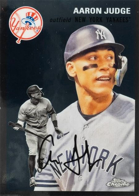 #332b Aaron Judge - New York Yankees - 2023 Topps Chrome Platinum Anniversary Baseball