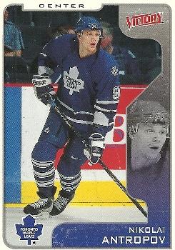 #333 Nik Antropov - Toronto Maple Leafs - 2001-02 Upper Deck Victory Hockey