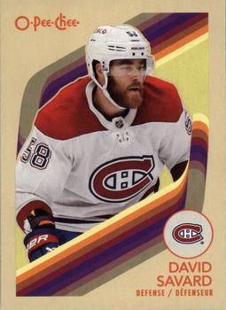 #333 David Savard - Montreal Canadiens - 2023-24 O-Pee-Chee - Retro Hockey