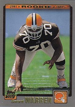 #333 Gerard Warren - Cleveland Browns - 2001 Topps Football
