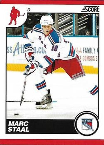 #333 Marc Staal - New York Rangers - 2010-11 Score Hockey