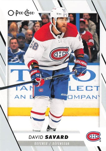 #333 David Savard - Montreal Canadiens - 2023-24 O-Pee-Chee Hockey