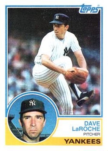 #333 Dave LaRoche - New York Yankees - 1983 Topps Baseball