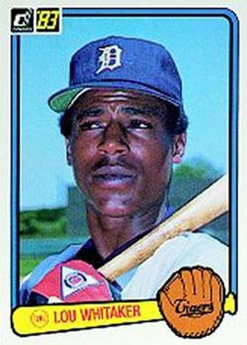 #333 Lou Whitaker - Detroit Tigers - 1983 Donruss Baseball