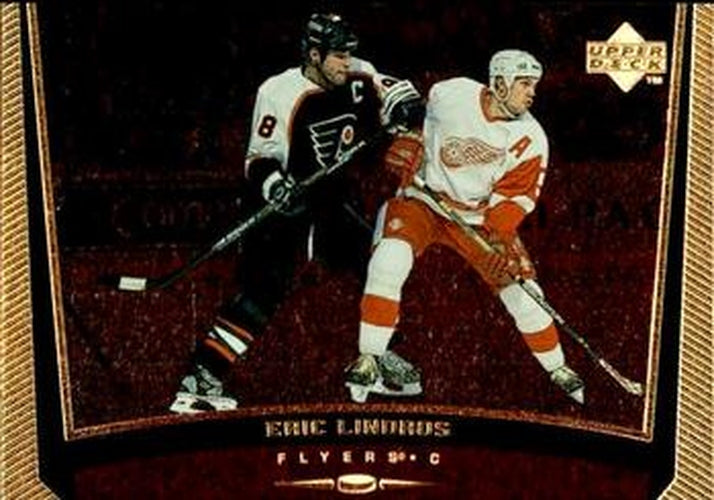 #333 Eric Lindros - Philadelphia Flyers - 1998-99 Upper Deck Gold Reserve Hockey