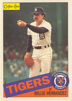 #333 Willie Hernandez - Detroit Tigers - 1985 O-Pee-Chee Baseball