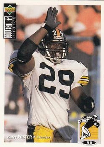 #333 Barry Foster - Pittsburgh Steelers - 1994 Collector's Choice Football