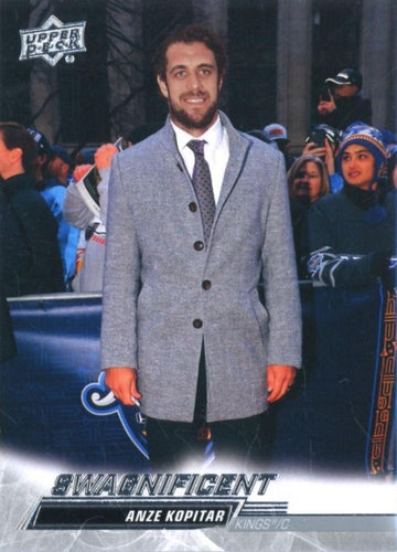 #333b Anze Kopitar - Los Angeles Kings - 2022-23 Upper Deck Hockey