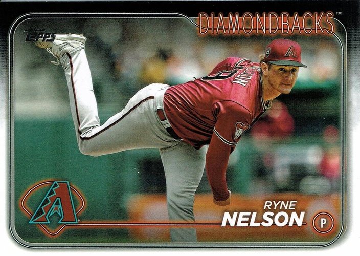#334 Ryne Nelson - Arizona Diamondbacks - 2024 Topps Baseball