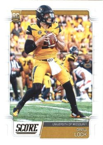 #334 Drew Lock - Missouri Tigers - 2019 Score Football